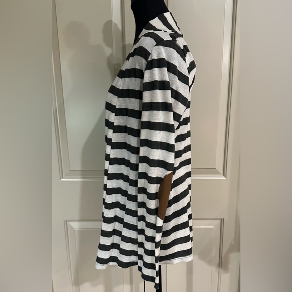 Striped Black and White Women's Tunic